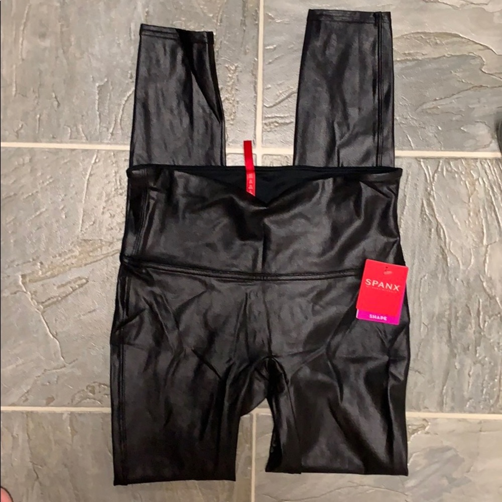 Spanx Faux Leather Leggings